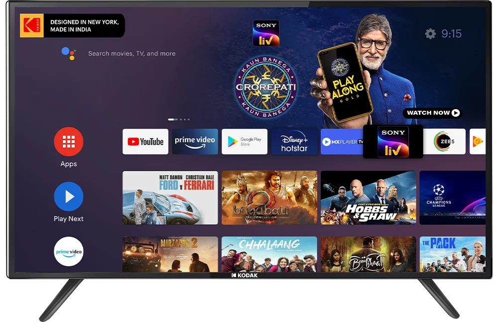 KODAK 7XPRO Series 126 cm (50 inch) Ultra HD (4K) LED Smart Android TV  (50UHDX7XPRO)
